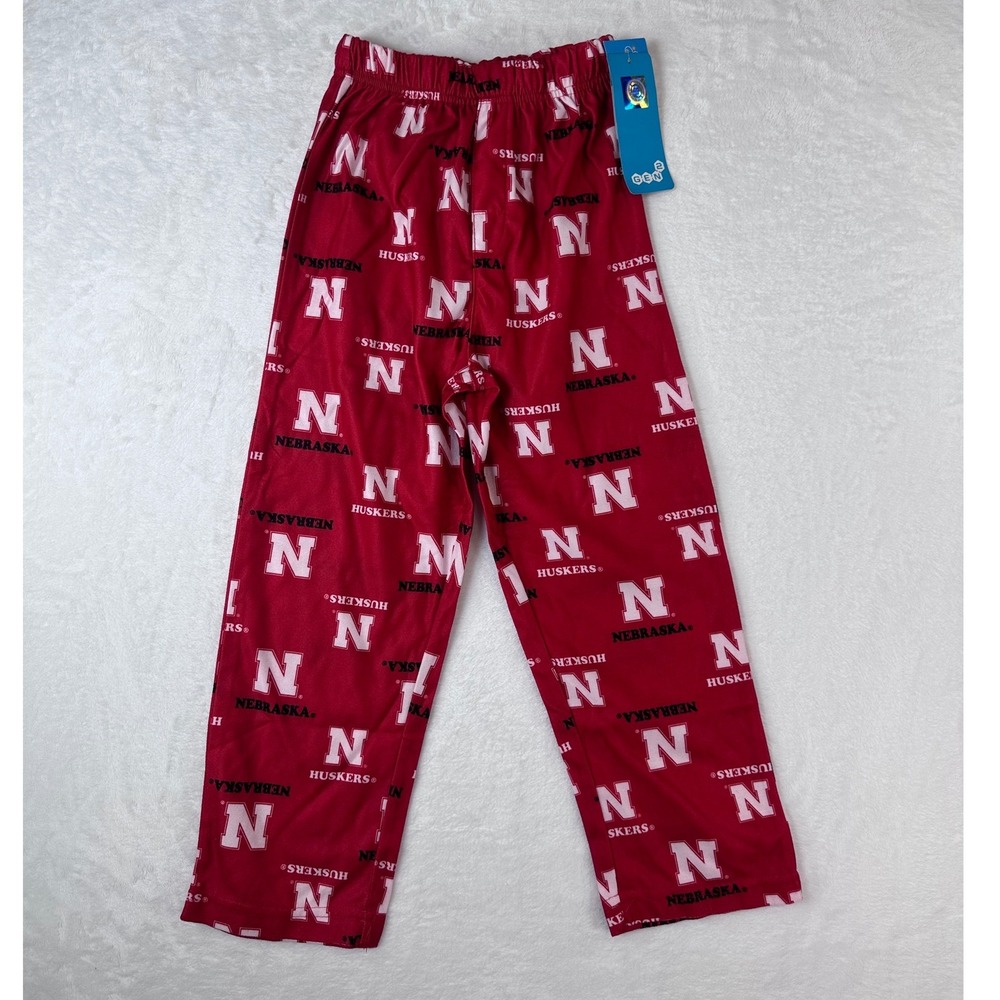 Gen2 Nebraska Cornhuskers Kids Red Pajama Pants Size 5/6 Medium NWT